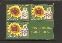 Romania LP 1966 Ceasul florilor bloc de posta 2.40l-MNH-156 foto
