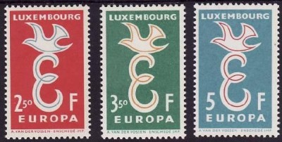 C5165 - Luxembourg 1958 - cat.nr.548-50 neuzat,perfecta stare foto