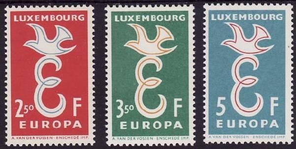C5165 - Luxembourg 1958 - cat.nr.548-50 neuzat,perfecta stare