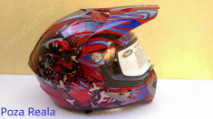 Casca Moto / Scuter / Atv CROSS foto