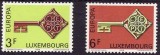 C5191 - Luxembourg 1968 - cat.nr.724-5 neuzat,perfecta stare, Nestampilat