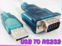 Cablu USB la RS232 interfata seriala (DB9) foto