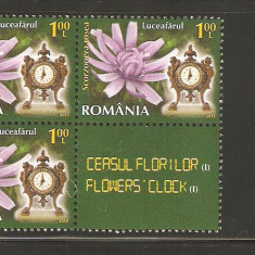 Romania LP 1966 Ceasul florilor bloc de posta 1L-MNH-119