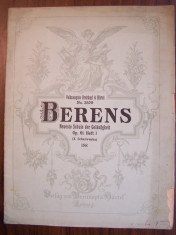 H. BERENS - SCHOOL OF VELOCITY, Op. 61, caietul I (partituri pian) foto