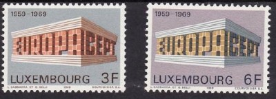 C5195 - Luxembourg 1969 - cat.nr.738-9 neuzat,perfecta stare foto