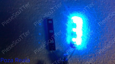 Banda Universala Led / Leduri Moto -Scuter / Atv ( albastru / 5cm ) foto