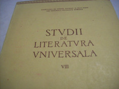 studii de literatura universala-VIII-1966 foto