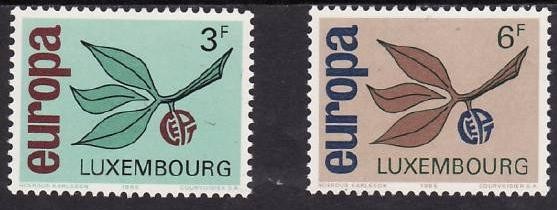 Luxembourg 1965 - cat.nr.670-1 neuzat,perfecta stare