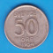 (1) MONEDA DIN ARGINT SUEDIA - 50 ORE 1954