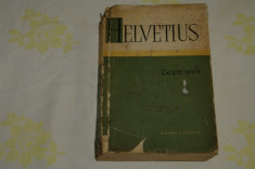 Helvetius - Despre spirit - Editura Stiintifica - 1959 foto