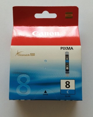 Cartus imprimanta Canon Pixma CLI-8C Albastru / Pro9000, Pro9000 Mark II foto