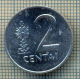 5019 MONEDA - LIETUVA(LITUANIA)- 2 CENTAI - ANUL 1991 -starea care se vede