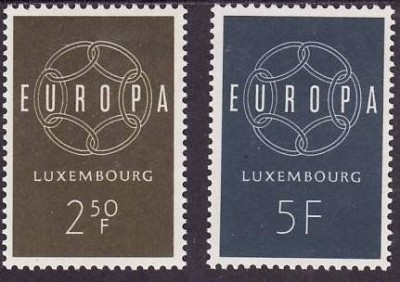 C5166 - Luxembourg 1959 - cat.nr.567-8 neuzat,perfecta stare foto