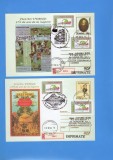 FDC,PLIC ROMANIA 175 ANI DE LA NASTEREA JULES VERNE 2003 SET 2 PLICURI CIRCULATE, Romania de la 1950