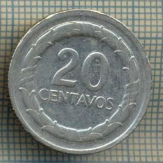 5127 MONEDA - COLOMBIA(COLUMBIA) - 20 CENTAVOS - 1969 -starea care se vede