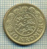 5051 MONEDA - DANEMARCA(DANMARKS) - 10 KRONER - 1989 -starea care se vede