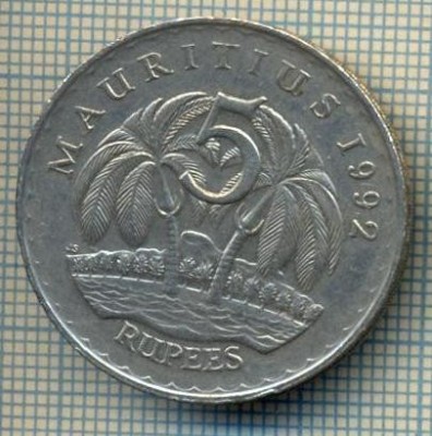 5108 MONEDA - MAURITIUS - 5 RUPEES - 1992 -starea care se vede foto