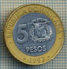 5134 MONEDA - REPUBLICA DOMINICANA - 5 PESOS - 1997 -starea care se vede