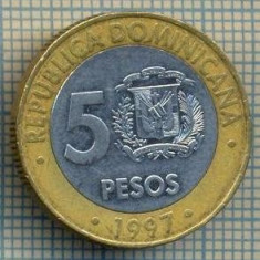 5134 MONEDA - REPUBLICA DOMINICANA - 5 PESOS - 1997 -starea care se vede