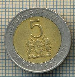 5115 MONEDA - KENYA - 5 SHILLINGS - 1997 -starea care se vede foto