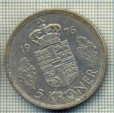 5054 MONEDA - DANEMARCA(DANMARKS) - 5 KRONER - 1976 -starea care se vede foto