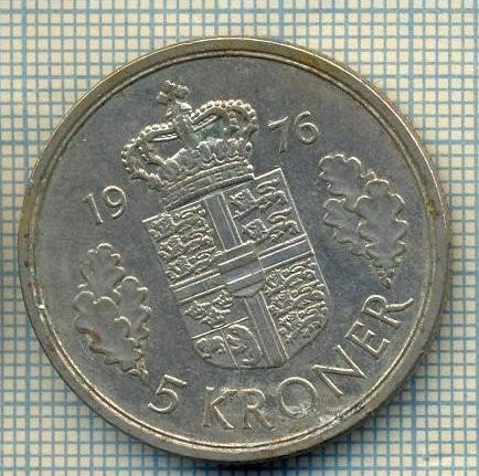 5054 MONEDA - DANEMARCA(DANMARKS) - 5 KRONER - 1976 -starea care se vede