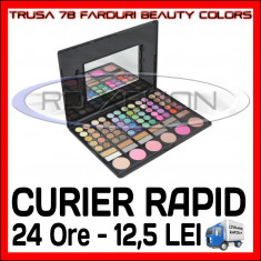 TRUSA FARDURI 78 NUANTE BEAUTY COLOR - BLUSH, FARD DE PLEOAPE, MACHIAJ MAKEUP foto