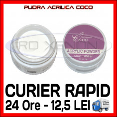 PUDRA ACRILICA COCO TRANSPARENT COCO 15g - MANICHIURA UNGHII FALSE CU ACRYL foto