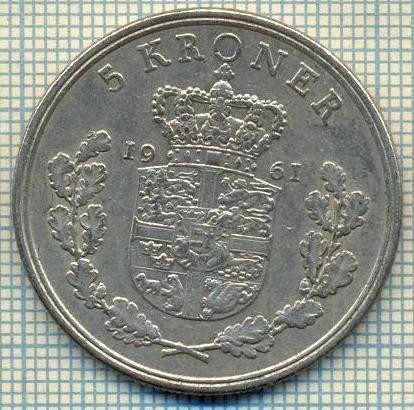 5055 MONEDA - DANEMARCA(DANMARK) - 5 KRONER - 1961 -starea care se vede