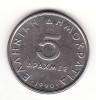 Grecia 5 drahme (drachmes) 1990, Europa