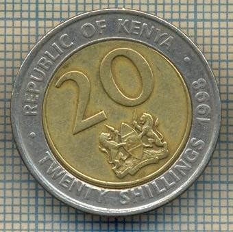 5117 MONEDA - KENYA - 20 SHILLINGS - 1998 -starea care se vede foto