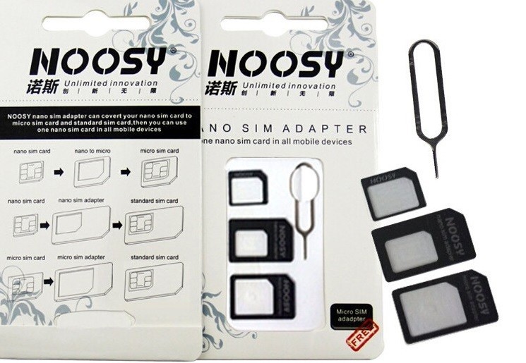 Set Adaptor 3 In 1 Micro Sim Si Nano Sim La Sim Normal Cheita Okazii Ro