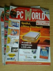 Revista PC World - lot 3 reviste nr. 10,11,12 / 2003 foto