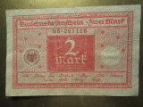 2 mark 1920 Germania, bancnota 2 marci germane 261116