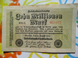 10 millionen mark 1923 Germania, bancnota veche 10 milioane marci germane 058977