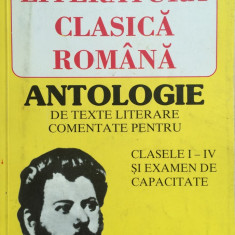 LITERATURA CLASICA ROMANA ANTOLOGIE CLS I-IV SI EXAMEN CAPACITATE Elena Calugaru