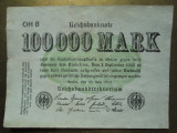 100000 mark 1923 Germania, bancnota marci germane / OH8