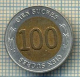 5157 MONEDA - ECUADOR - 100 SUCRES - (1997) -starea care se vede