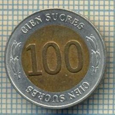 5157 MONEDA - ECUADOR - 100 SUCRES - (1997) -starea care se vede