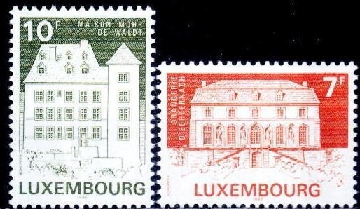 Luxemburg 1985 - cat.nr.1081-2 neuzat,oerfecta stare (s3)