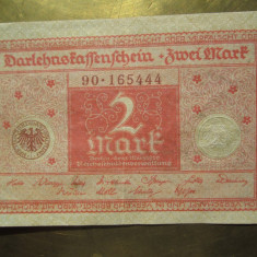 2 mark 1920 Germania, bancnota 2 marci germane 165444