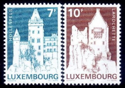 Luxemburg 1984 - cat.nr.1055-6 neuzat,oerfecta stare foto