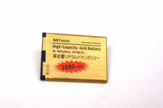 Baterie acumulator gold 2880mah BL-4D Nokia N97 mini N8 E5 E7 etc foto