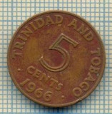 5145 MONEDA - TRINIDAD AND TOBAGO - 5 CENTS - 1966 -starea care se vede