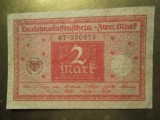 2 mark 1920 Germania, bancnota 2 marci germane 950970