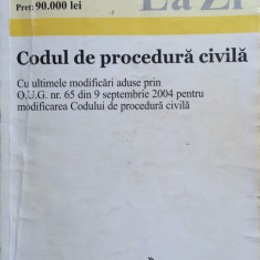 CODUL DE PROCEDURA CIVILA - SEPTEMBRIE 2004