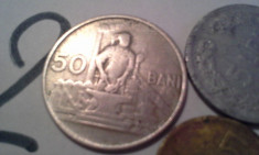 50 BANI 1955 +CADOU 2 MONEDE/2 foto