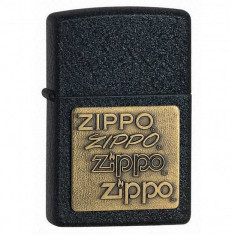 Bricheta Zippo 362 Black Cracke Gold BR foto