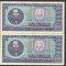 ROMANIA 100 LEI 1966 , P -97 [8] a UNC , serii consecutive , pret / 2 bucati