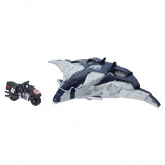 Figurina cu motocicleta Quinjet - Hasbro Avengers B0425 foto